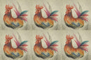 Cushion Picture Panel, Rooster - Bull Ring Fabrics