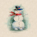 Cushion Picture Panel, Snowman - Bull Ring Fabrics
