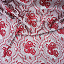 Damask Velvet Floral Tapestry Chenille Upholstery Curtain Brocade Fabric 140cm