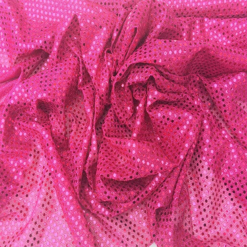 3mm Sequins Fabric Pantomime Costumes Dress 45", Per Metre