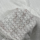 Daisy Floral Embroidery French Venice Lace Fabric, White - Bull Ring Fabrics