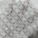 Daisy Floral Embroidery French Venice Lace Fabric, White - Bull Ring Fabrics