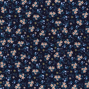 Daisy Flowers Rose & Hubble Cotton Poplin Fabric - Bull Ring Fabrics