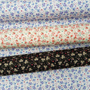 Daisy Flowers Rose & Hubble Cotton Poplin Fabric - Bull Ring Fabrics