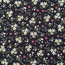 Daisy Flowers Rose & Hubble Cotton Poplin Fabric - Bull Ring Fabrics