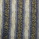 Damask Sonata Striped Vintage Cotton Fabric, Cream/Grey - Bull Ring Fabrics