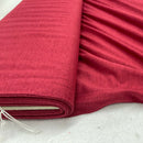 Dark Red Stretch Cotton Viscose Jersey Dress Fabric Tunics/Head Wrap 150cm - Bull Ring Fabrics