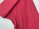 Dark Red Stretch Cotton Viscose Jersey Dress Fabric Tunics/Head Wrap 150cm - Bull Ring Fabrics