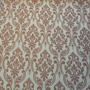 Designer Damask Floral Fabric Curtain Brocade 140cm - Bull Ring Fabrics