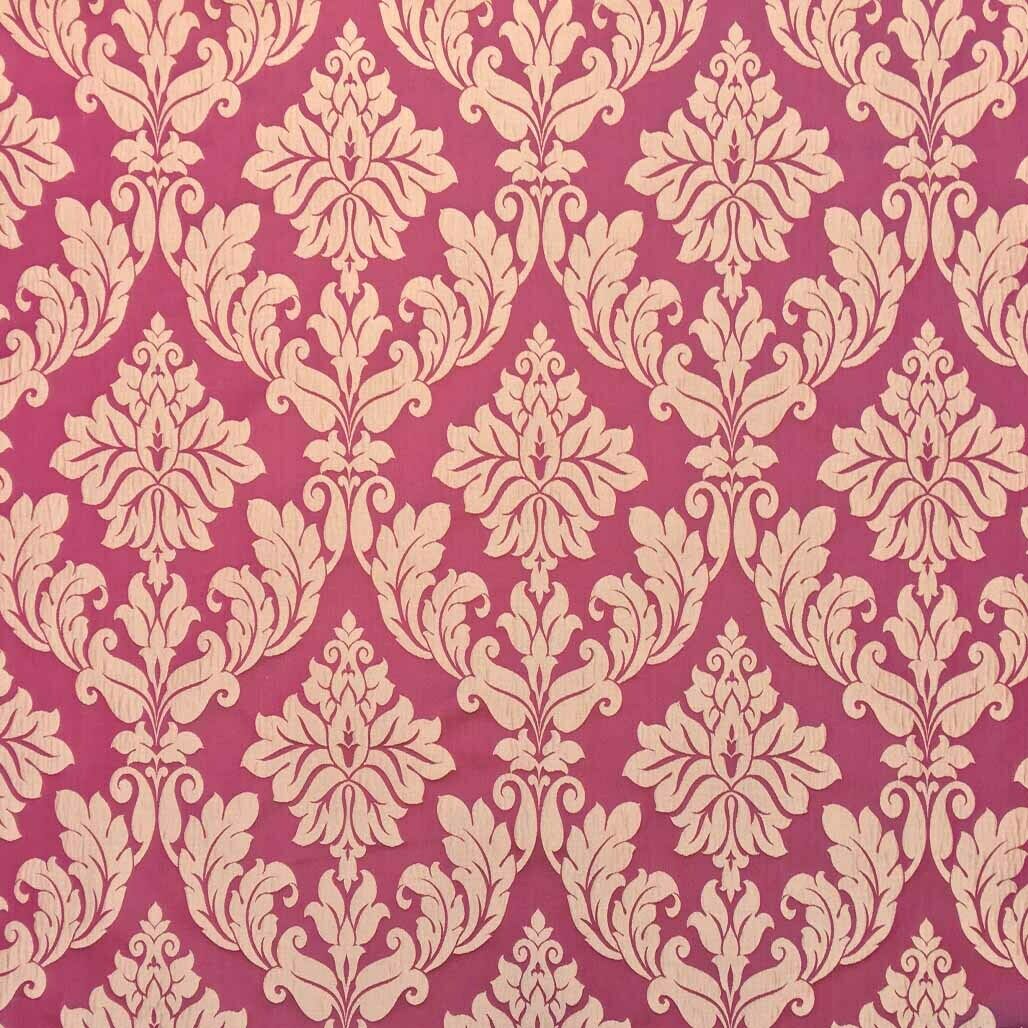 Designer Damask Floral Fabric Curtain Brocade 140cm - Bull Ring Fabrics
