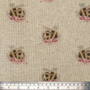 Digital Cotton Animal Linen Fabric, Bombini - Bull Ring Fabrics