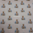Digital Cotton Animal Linen Fabric, Tiger Cubs - Bull Ring Fabrics