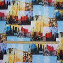 Digital Print Cotton Rich Fabric Curtain Craft Upholstery 140cm - Bull Ring Fabrics