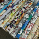 Digital Print Cotton Rich Fabric Curtain Craft Upholstery 140cm - Bull Ring Fabrics