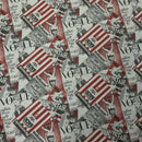 Digital Print Cotton Rich Fabric Curtain Craft Upholstery 140cm - Bull Ring Fabrics