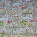 Digital Print Cotton Rich Fabric Curtain Craft Upholstery 140cm - Bull Ring Fabrics