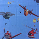Disney Planes Print Kids Cotton Furnishing Fabric - Bull Ring Fabrics