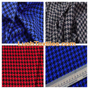 Dogtooth Jersey Stretch Spandex Dress Fabric 60" - Bull Ring Fabrics