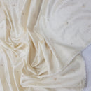 Tissu taffetas Diamante Diamond, crème