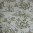 Digital Print Cotton Rich Fabric Curtain Craft Upholstery 140cm