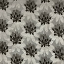 Brown Floral Flowers Heavy Upholstery Fabric 140cm, Beige