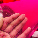 Flo Cerise DRESS NET Holes Stiff NYLON Tutu Tulle Fabric Underskirt 150 Cm Wide