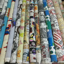 Digital Print Cotton Rich Fabric Curtain Craft Upholstery 140cm