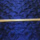Elasticated Ribbon Taffeta Fabric, Navy - Bull Ring Fabrics