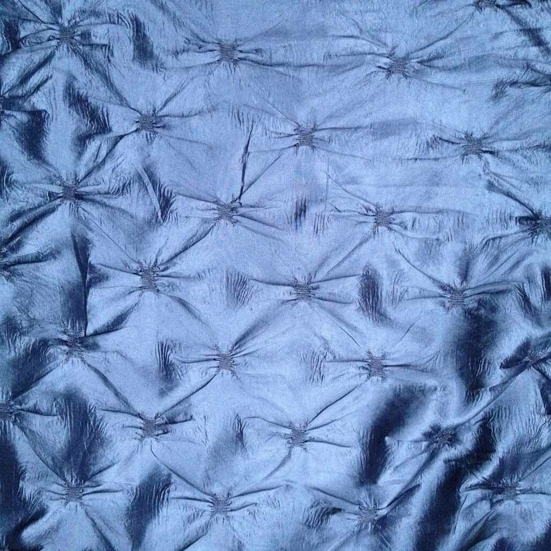 Elasticated Ribbon Taffeta Fabric, Silver - Bull Ring Fabrics