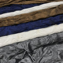 Elasticated Ribbon Taffeta Fabric, White - Bull Ring Fabrics