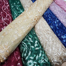 Embroidery Boho Fancy Lace Net Dress Fabric - Bull Ring Fabrics