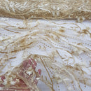 Embroidery Boho Fancy Lace Net Dress Fabric - Bull Ring Fabrics