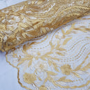 Embroidery Boho Fancy Lace Net Dress Fabric - Bull Ring Fabrics