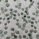 Eucalyptus Tree Green Beige Linen Curtain Upholstery Fabric - Bull Ring Fabrics