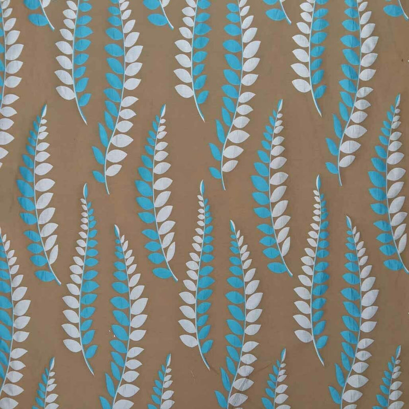Floral Leaves Curtain Brocade Upholstery Fabric 140cm