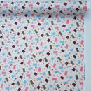 Cotton Reels Rose & Hubble Poplin Fabric, Cream