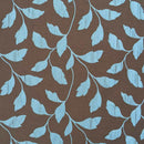 Felix Leaves Floral Curtain Brocade Fabric 140cm - Bull Ring Fabrics