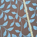Felix Leaves Floral Curtain Brocade Fabric 140cm - Bull Ring Fabrics