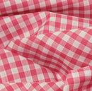 Gingham 1/4" Checks Polycotton Dress Craft Fabric - Bull Ring Fabrics