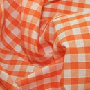 Gingham 1/4" Checks Polycotton Dress Craft Fabric - Bull Ring Fabrics