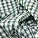 Gingham 1/4" Checks Polycotton Dress Craft Fabric - Bull Ring Fabrics
