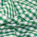 Gingham 1/4" Checks Polycotton Dress Craft Fabric - Bull Ring Fabrics