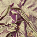 Gold Shot Pink Embroidered Taffeta Fabric Circle Pattern 150cm - Bull Ring Fabrics
