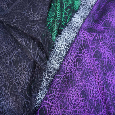 Halloween Tulle Cobwebs Dress Net Fabric - Bull Ring Fabrics