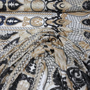 Heavy Sequinned Stretch Lace Power Mesh Net Bridal Dress Fabric - Bull Ring Fabrics