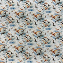 Jurassic Pterodactyl Dinosaurs 100% Cotton Craft Fabric 140cm, Sky - Bull Ring Fabrics