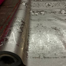 Metallic Gold Floral PVC Oilcloth Fabric Printed Tablecloth - Bull Ring Fabrics