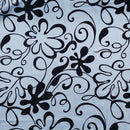 Monaco Cotton Panama Velvet Flocked Fabric Curtain Brocade Upholstery 140cm - Bull Ring Fabrics