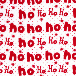HOHO! Weihnachts-Polycotton-Stoff mit Aufdruck 