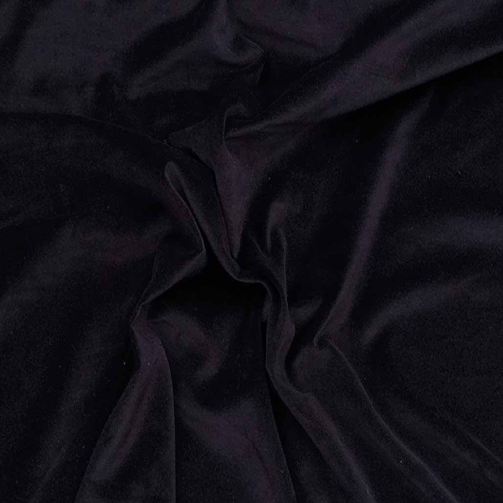 Plain Cotton Velvet Fabric Plush Theatre Costumes Material 112cm - Bull Ring Fabrics